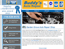 Tablet Screenshot of buddysnapaautocenter.com